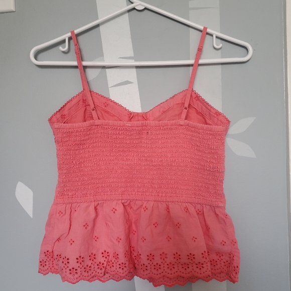 Vintage AE Corset Peplum Top with Eyelet Detail - Picture 3 of 4